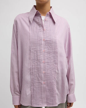Stripe Pintuck Shirt
