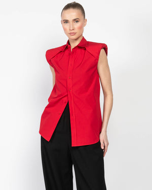 Sleeveless Shoulder Shirt