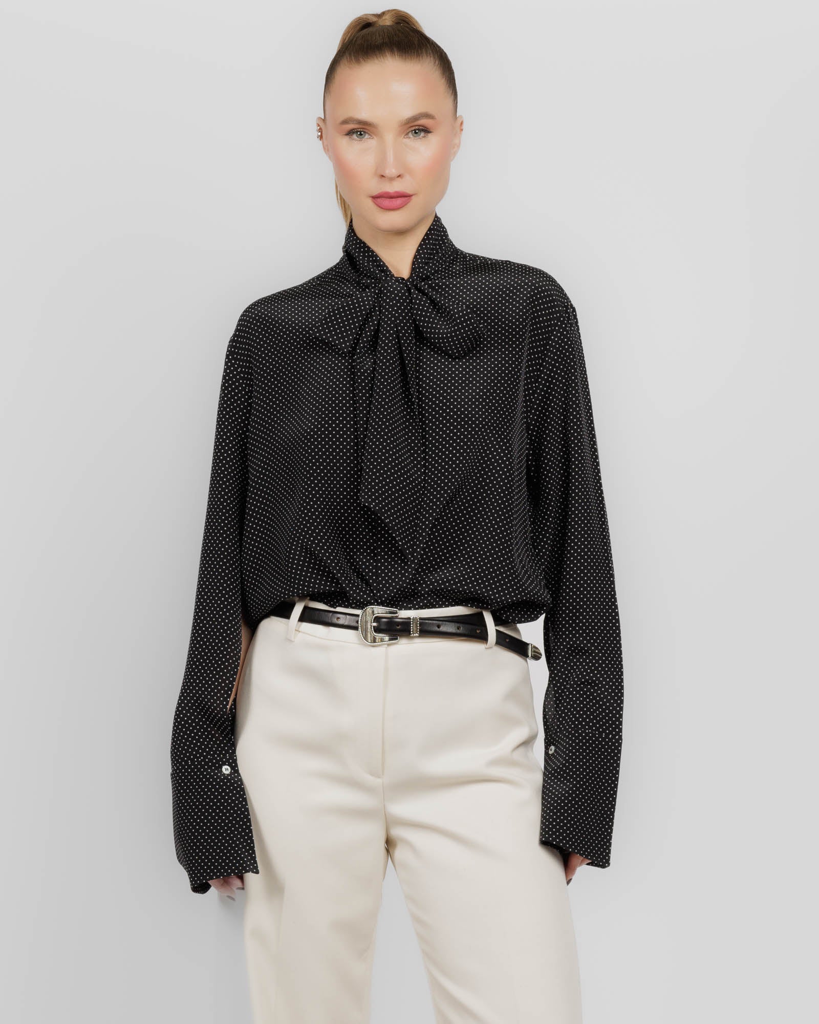 Shirt With Scarf