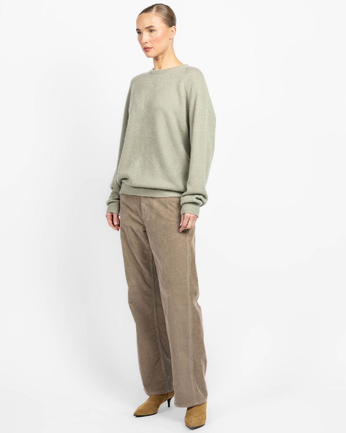 FRENCKENBERGER Boyfriend Round Neck Sweater