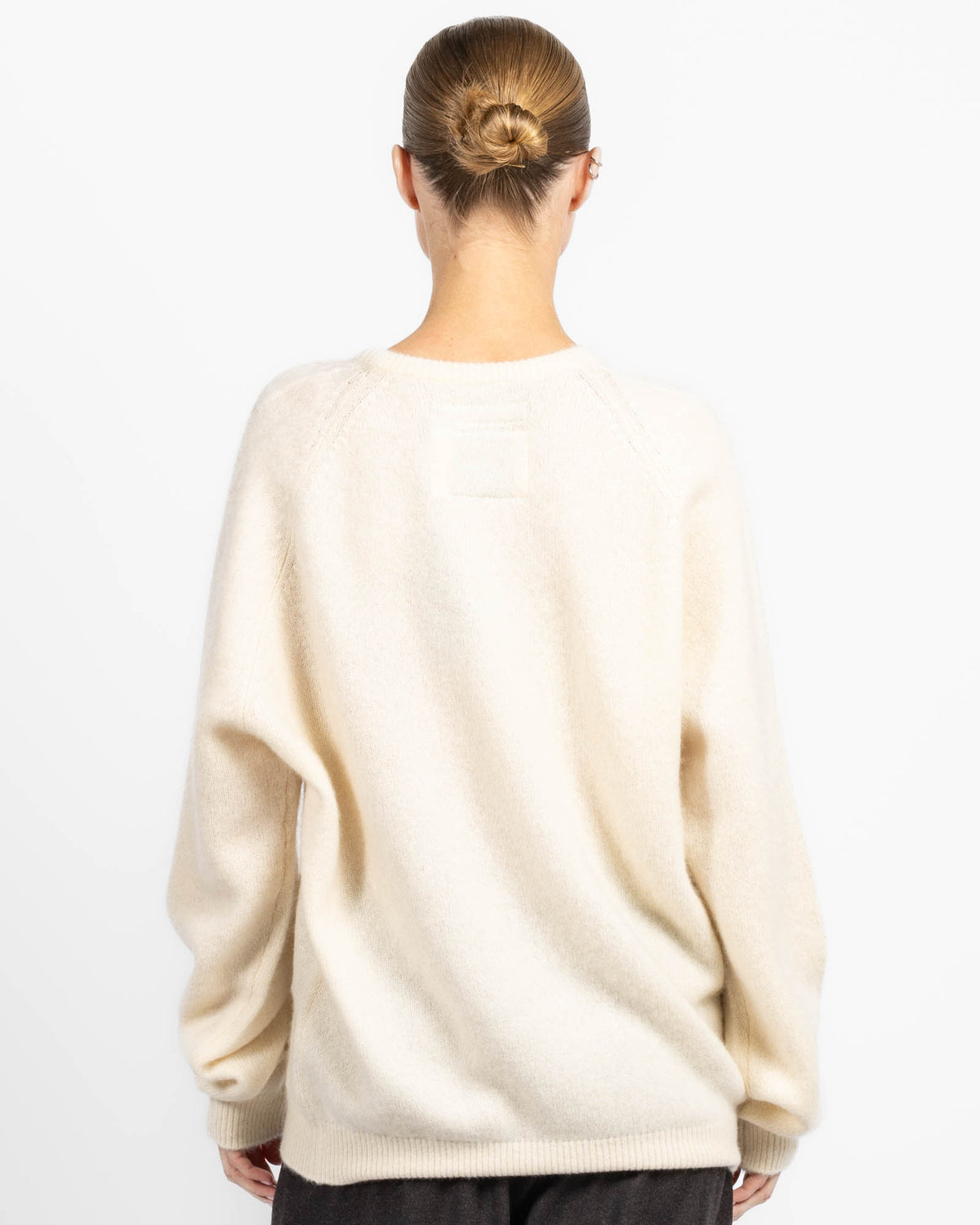 FRENCKENBERGER Boyfriend Round Neck Sweater