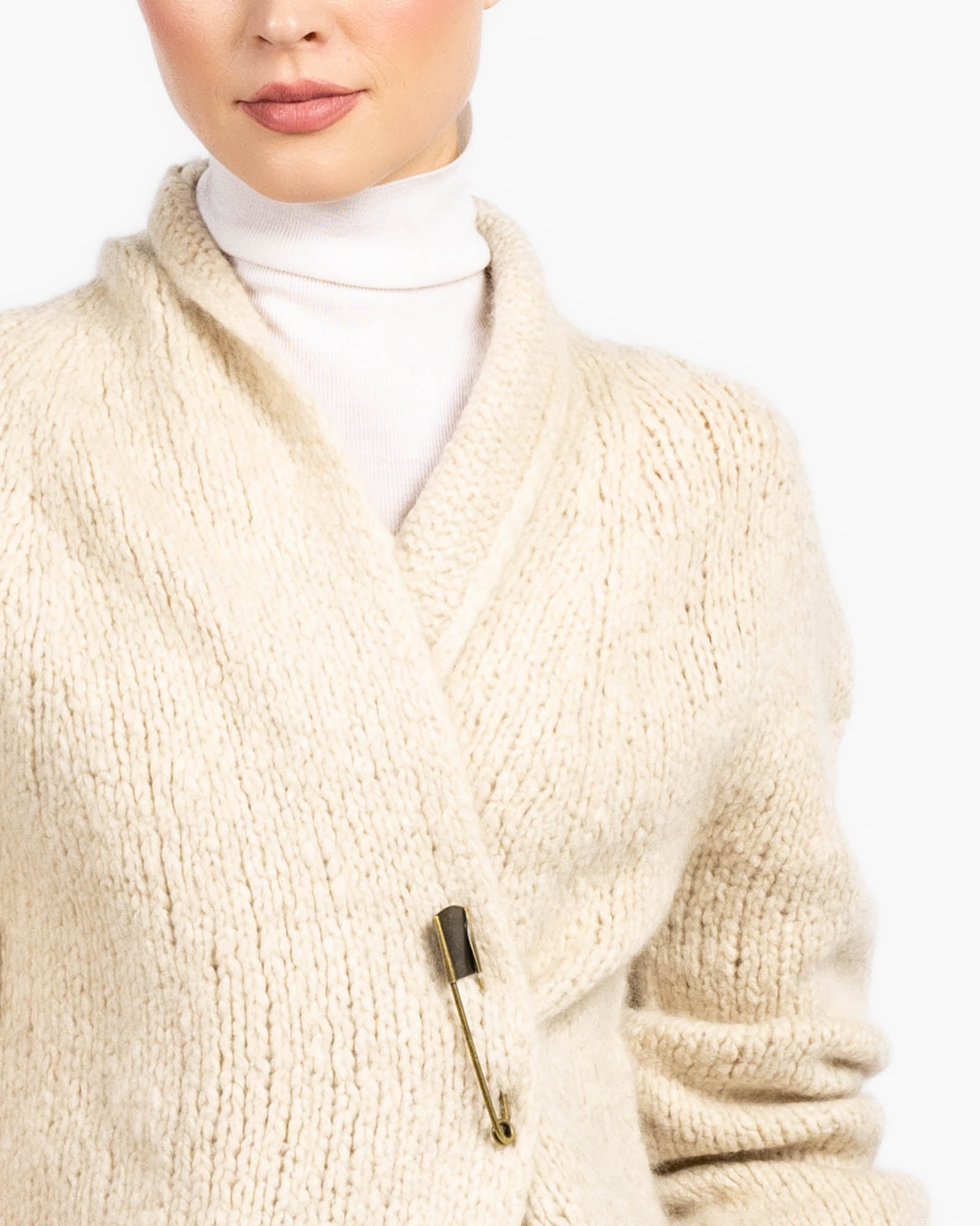 Gilet tricoté à la main