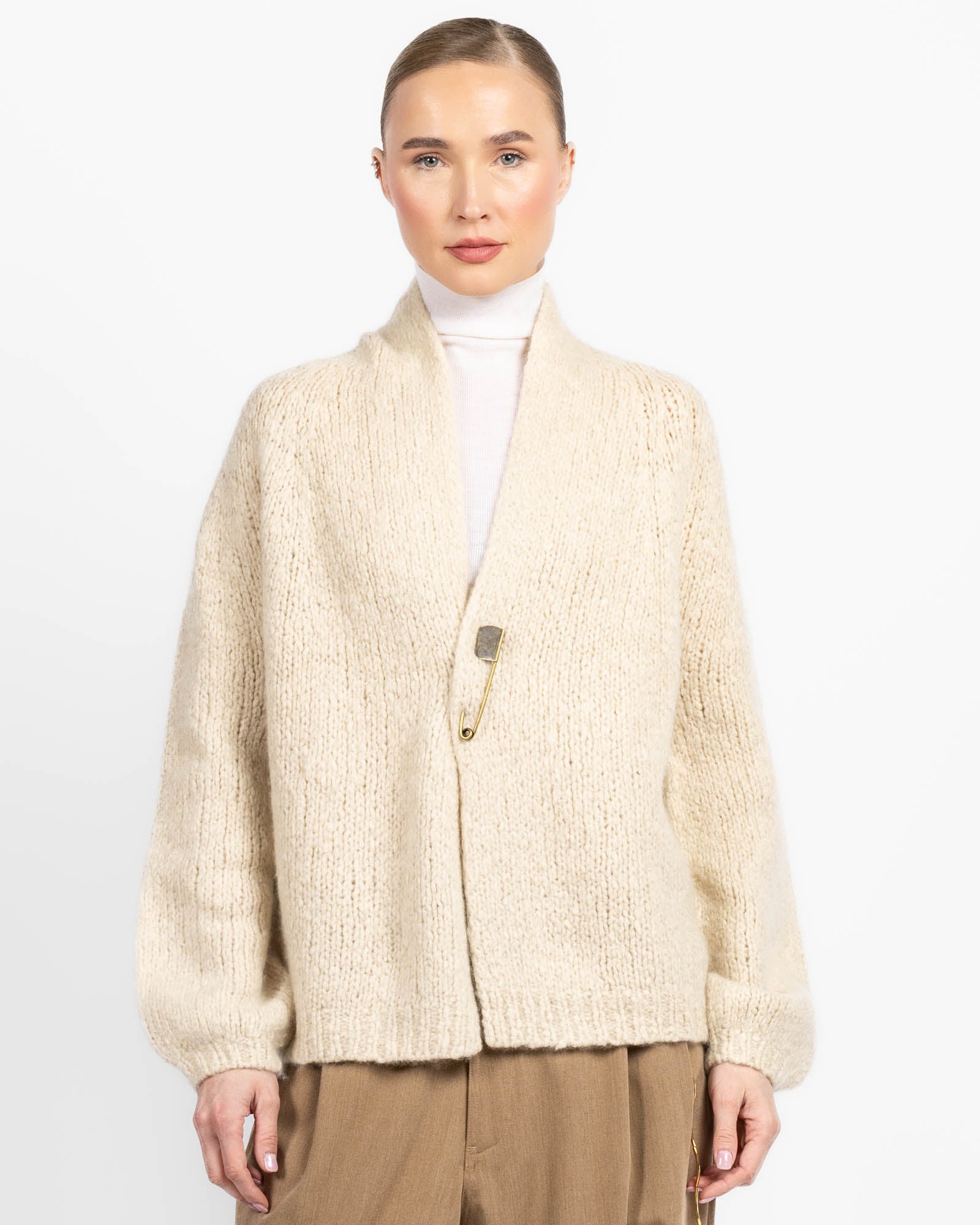 Gilet tricoté à la main