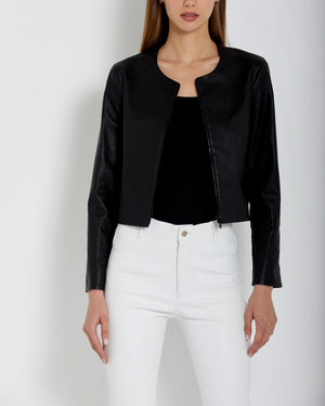 Long Sleeve Cropped Cardigan