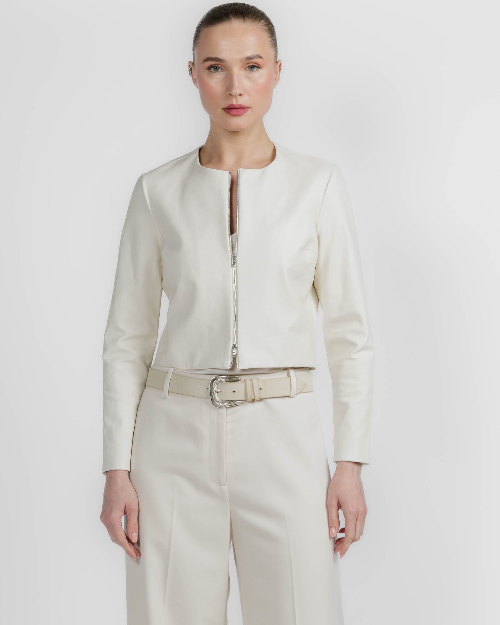 Long Sleeve Cropped Cardigan