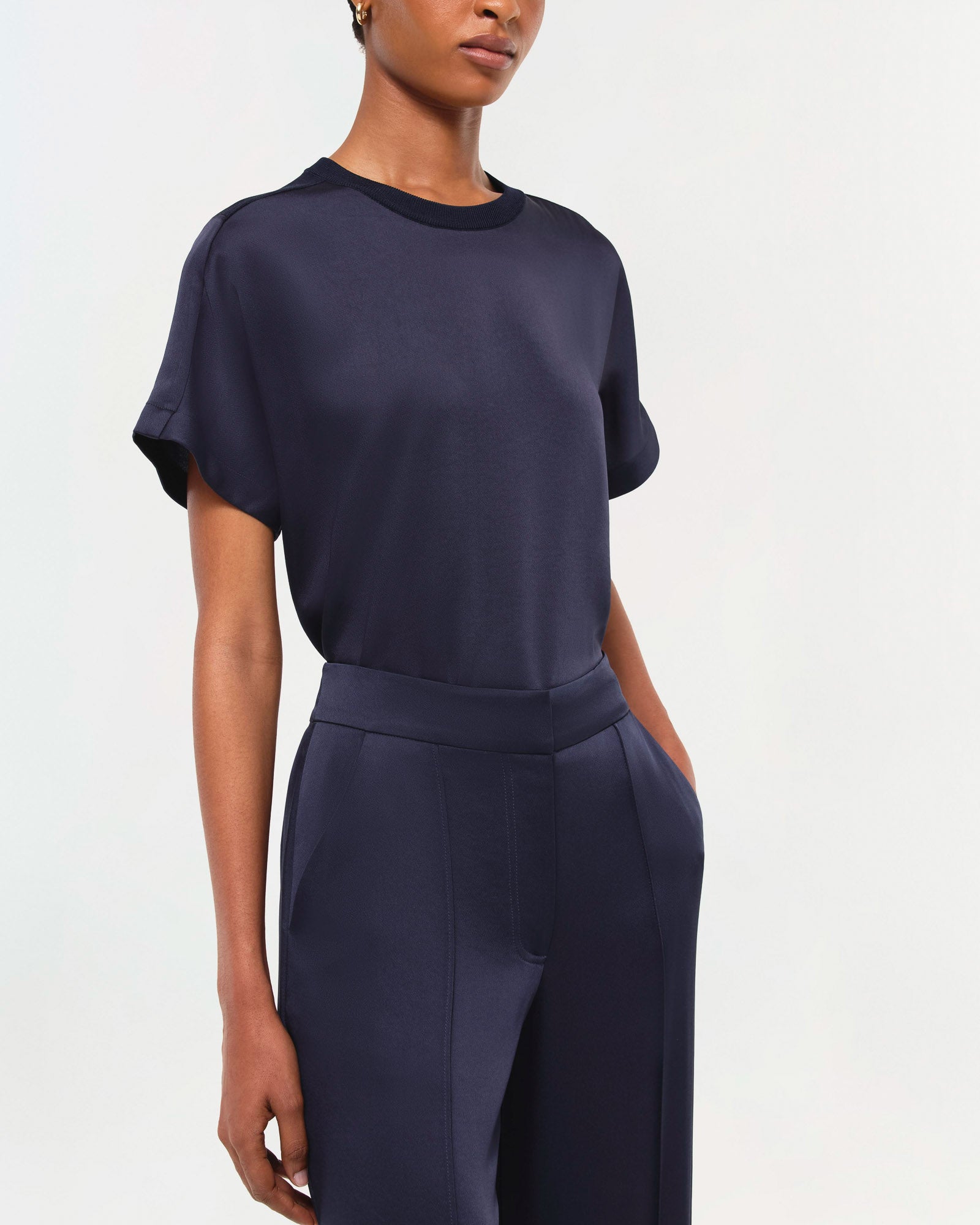 Addy Knit Back Tee