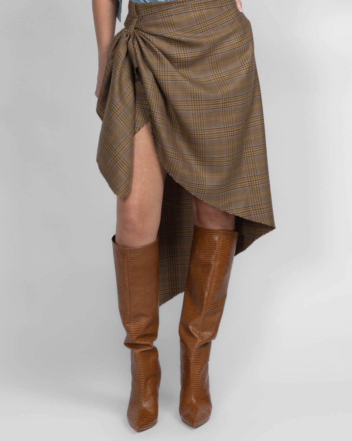 Pied De Poule Skirt