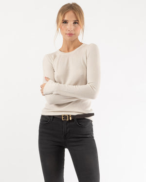 Knit Long Sleeve Crewneck