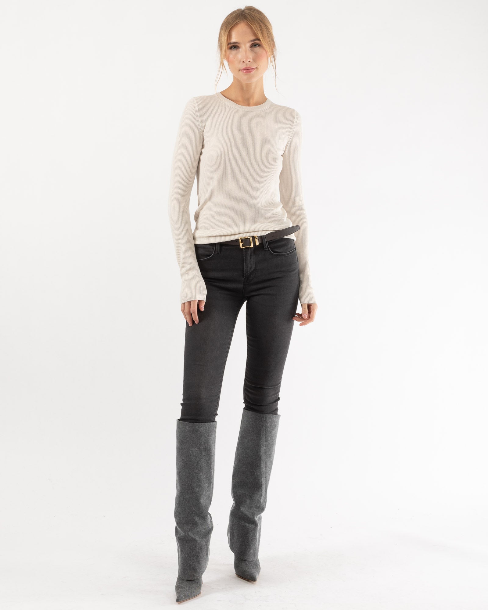 Knit Long Sleeve Crewneck