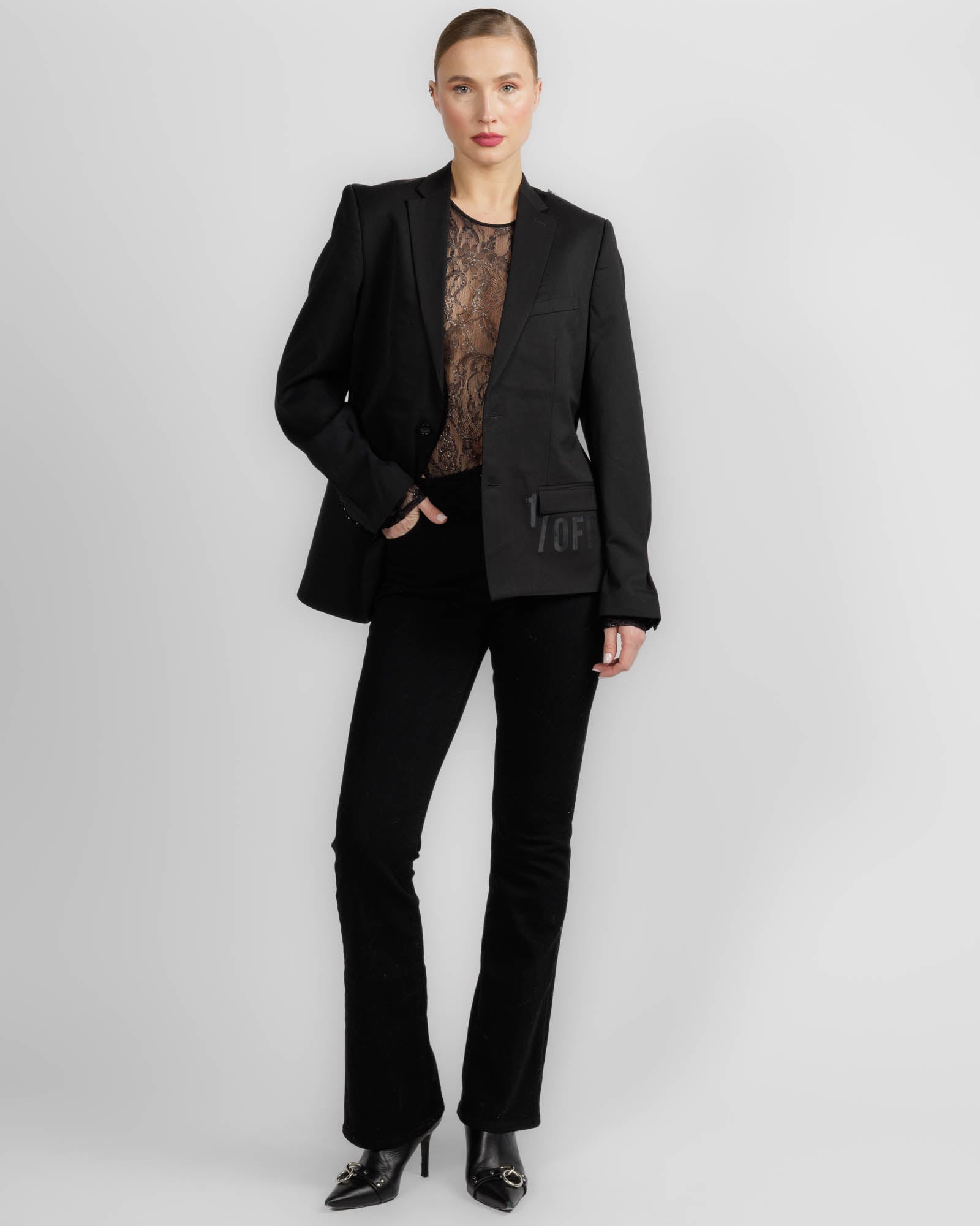 Slit Wrap Blazer