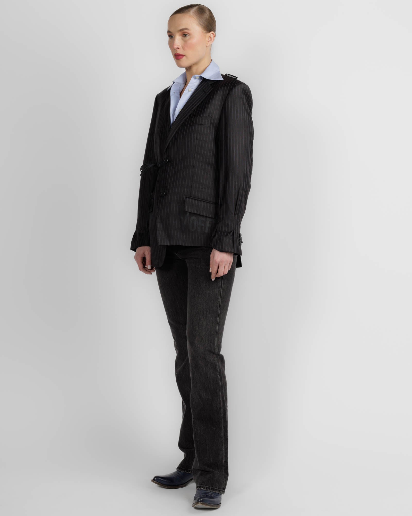 Slit Wrap Blazer