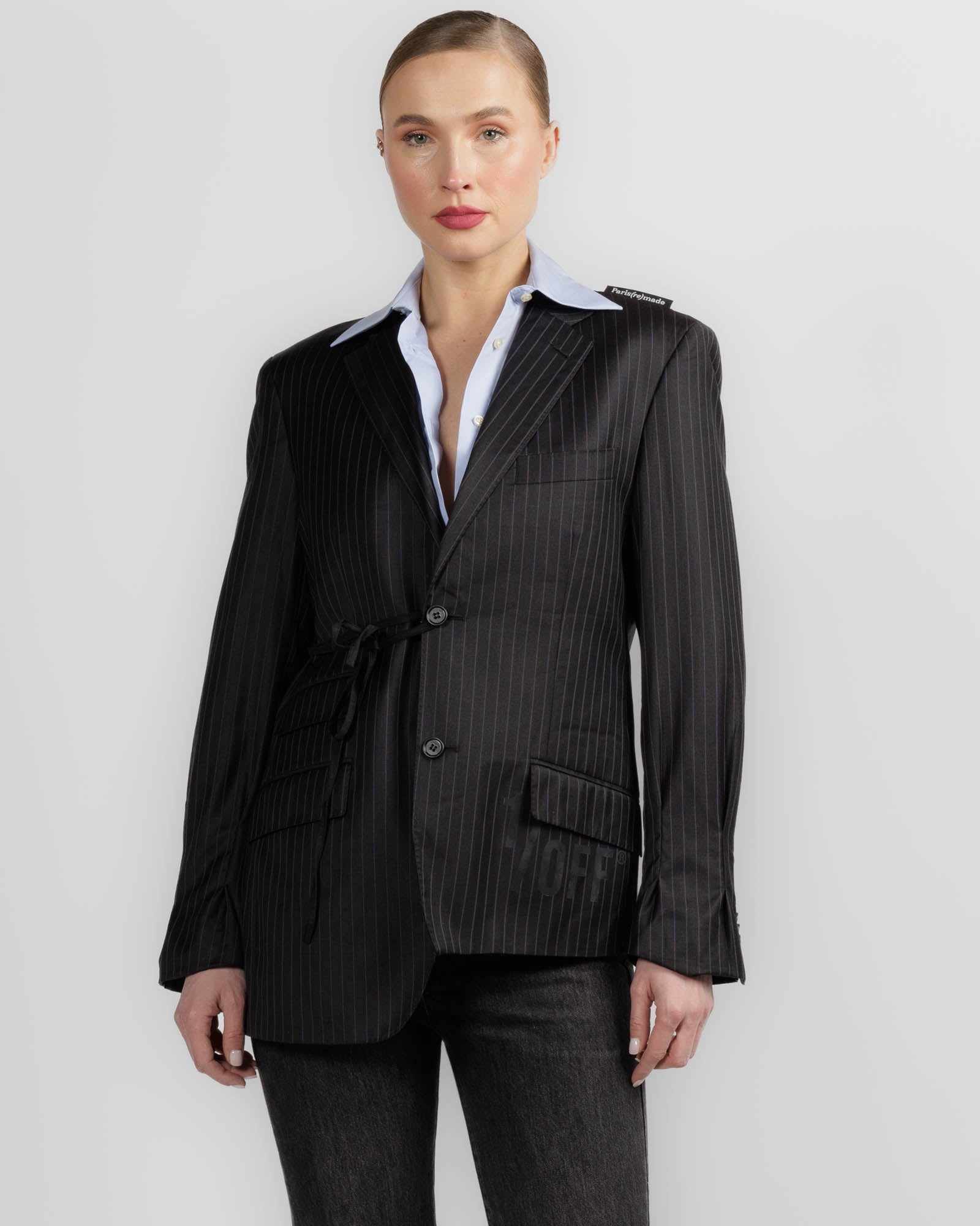 Slit Wrap Blazer