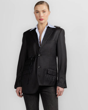 Slit Wrap Blazer