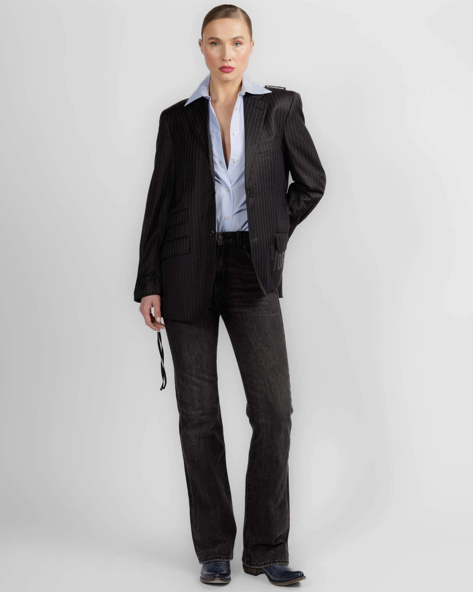 Slit Wrap Blazer