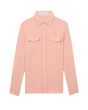 Peach Cashmere Shirt