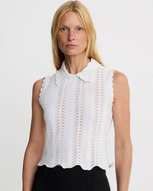 Club Collar Crochet Tank
