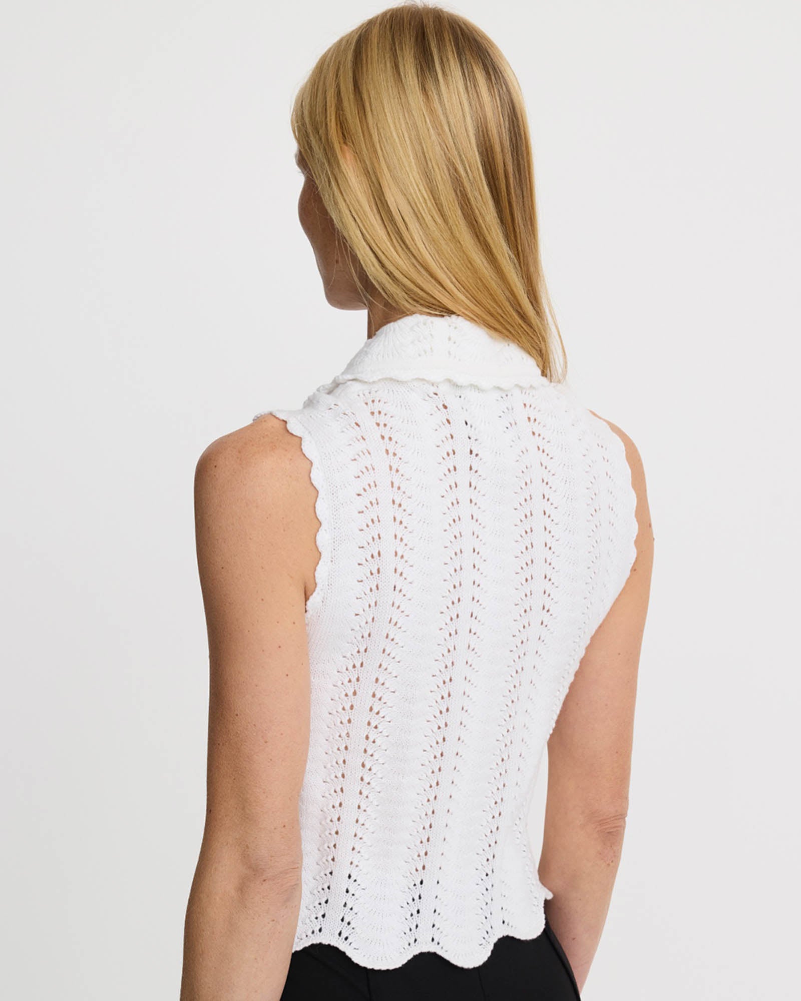 Club Collar Crochet Tank