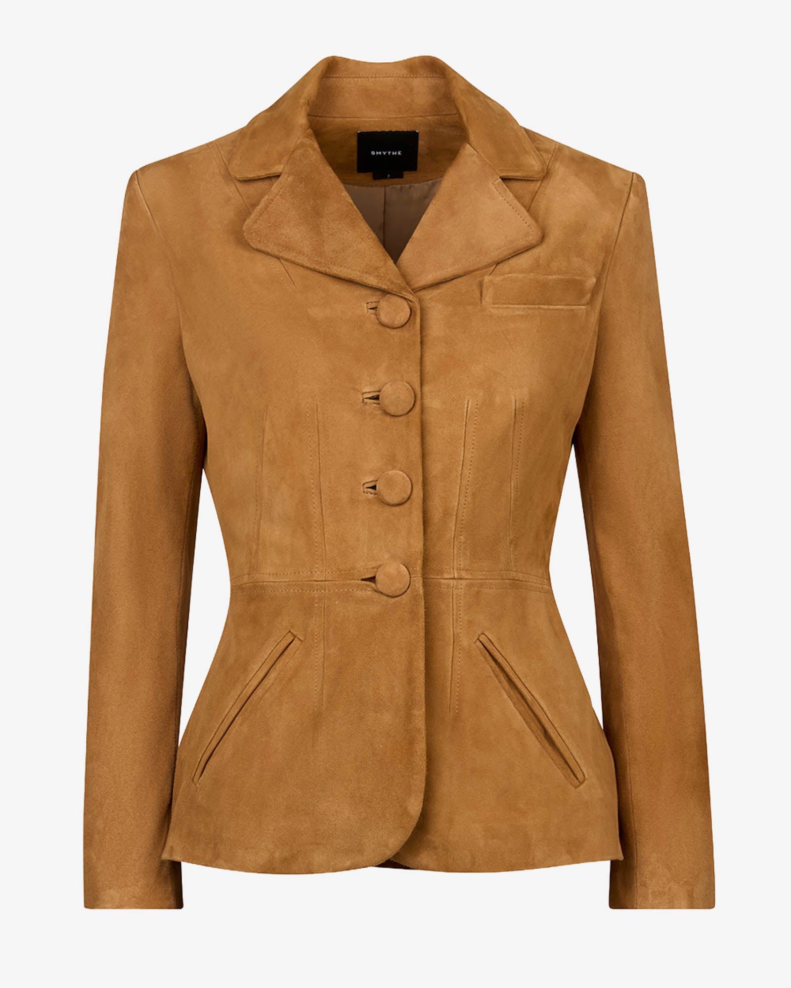 Shrunken Suede Blazer