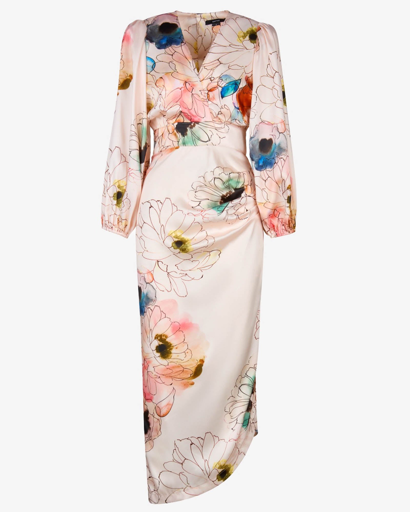 Asymmetrical Midi Dress