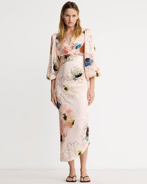 Asymmetrical Midi Dress