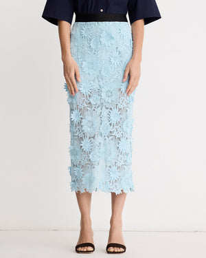 Applique Pencil Skirt