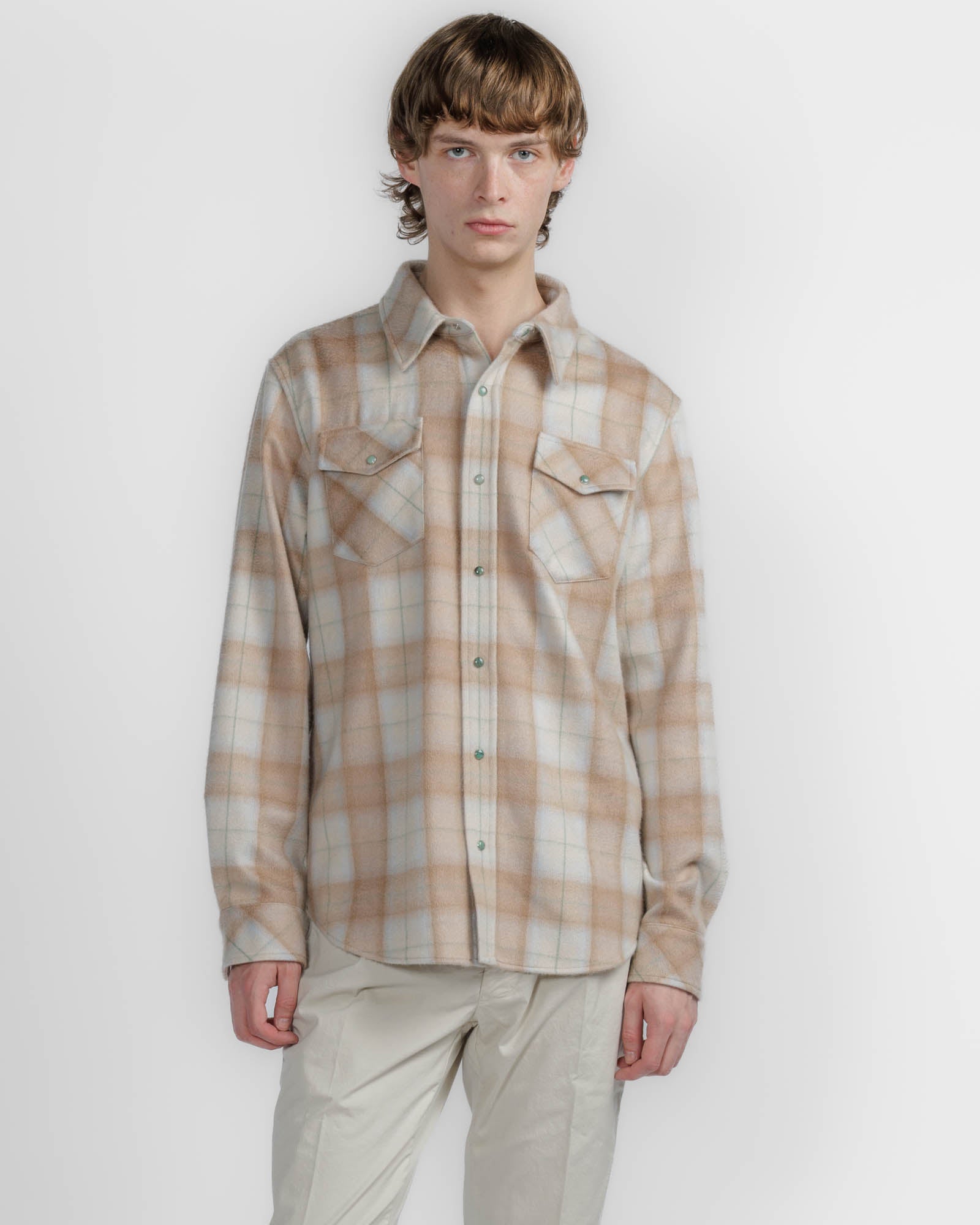 Champagne Tartan Shirt
