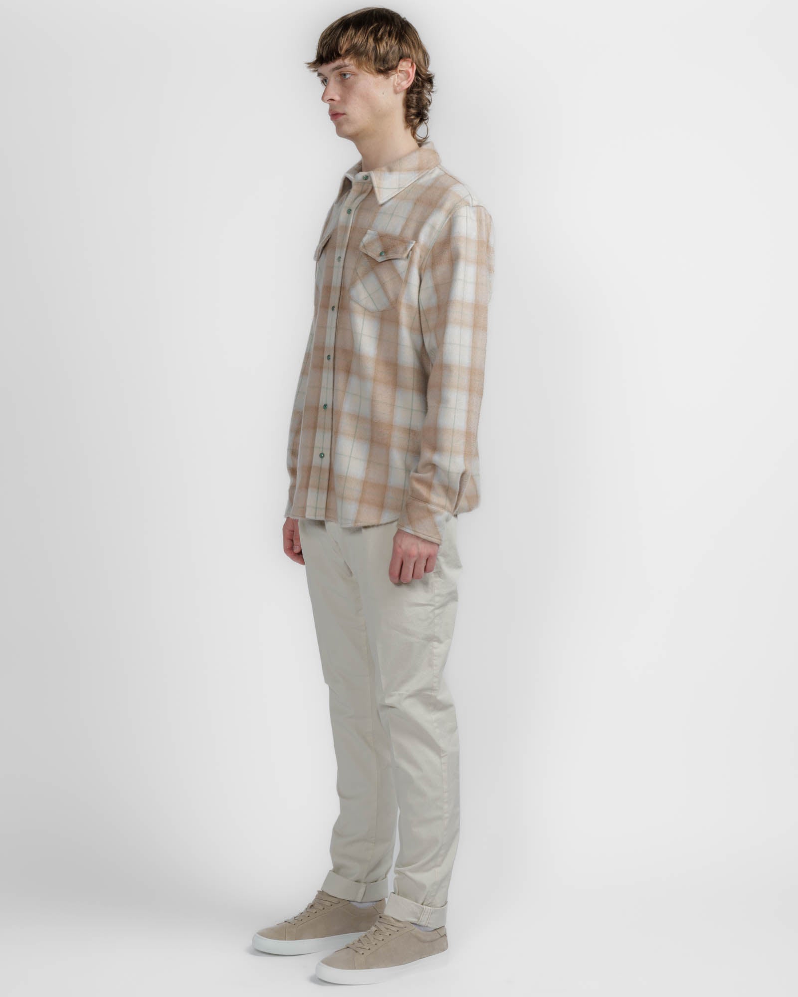 Champagne Tartan Shirt