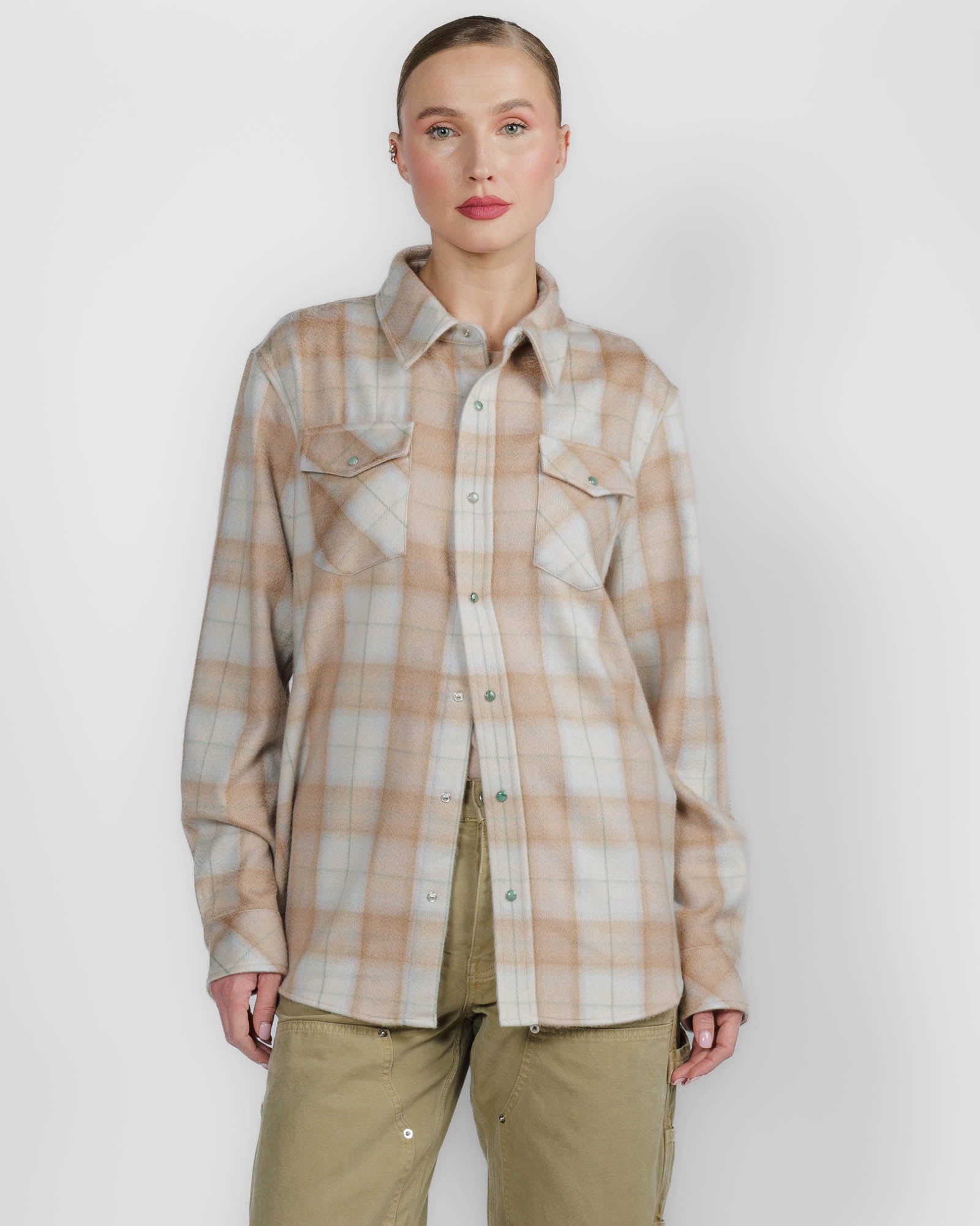 Champagne Tartan Shirt