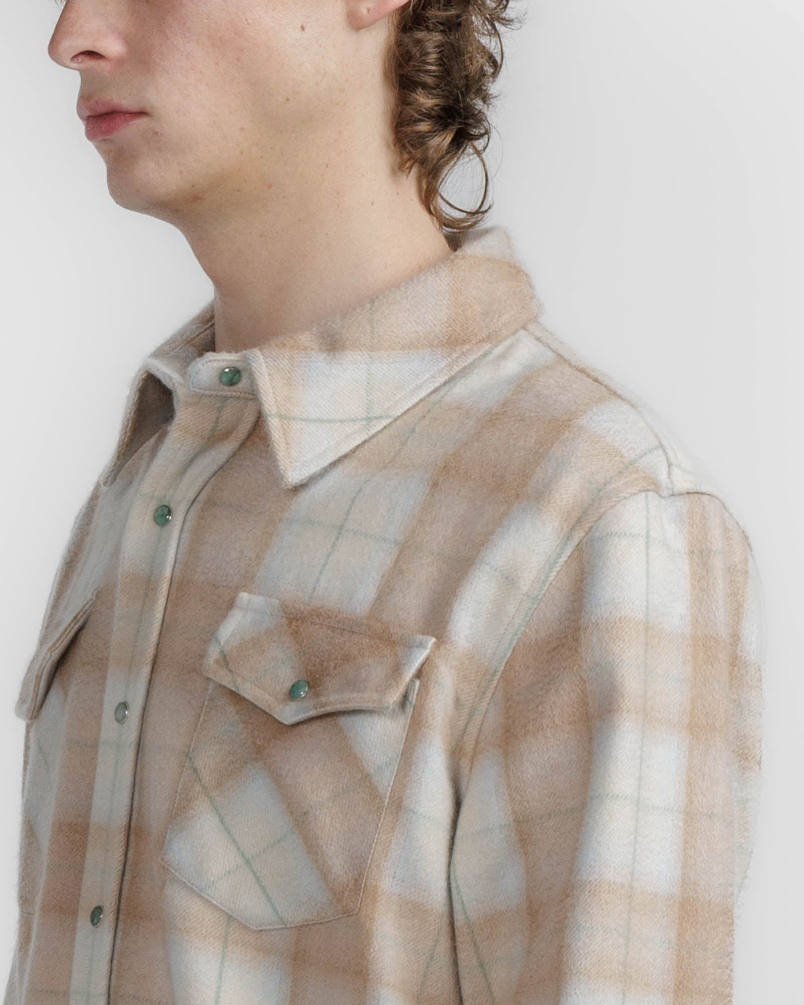 Champagne Tartan Shirt