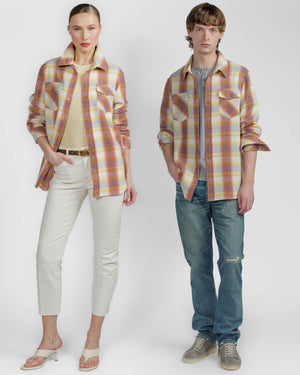 Rose Bloom Tartan Shirt