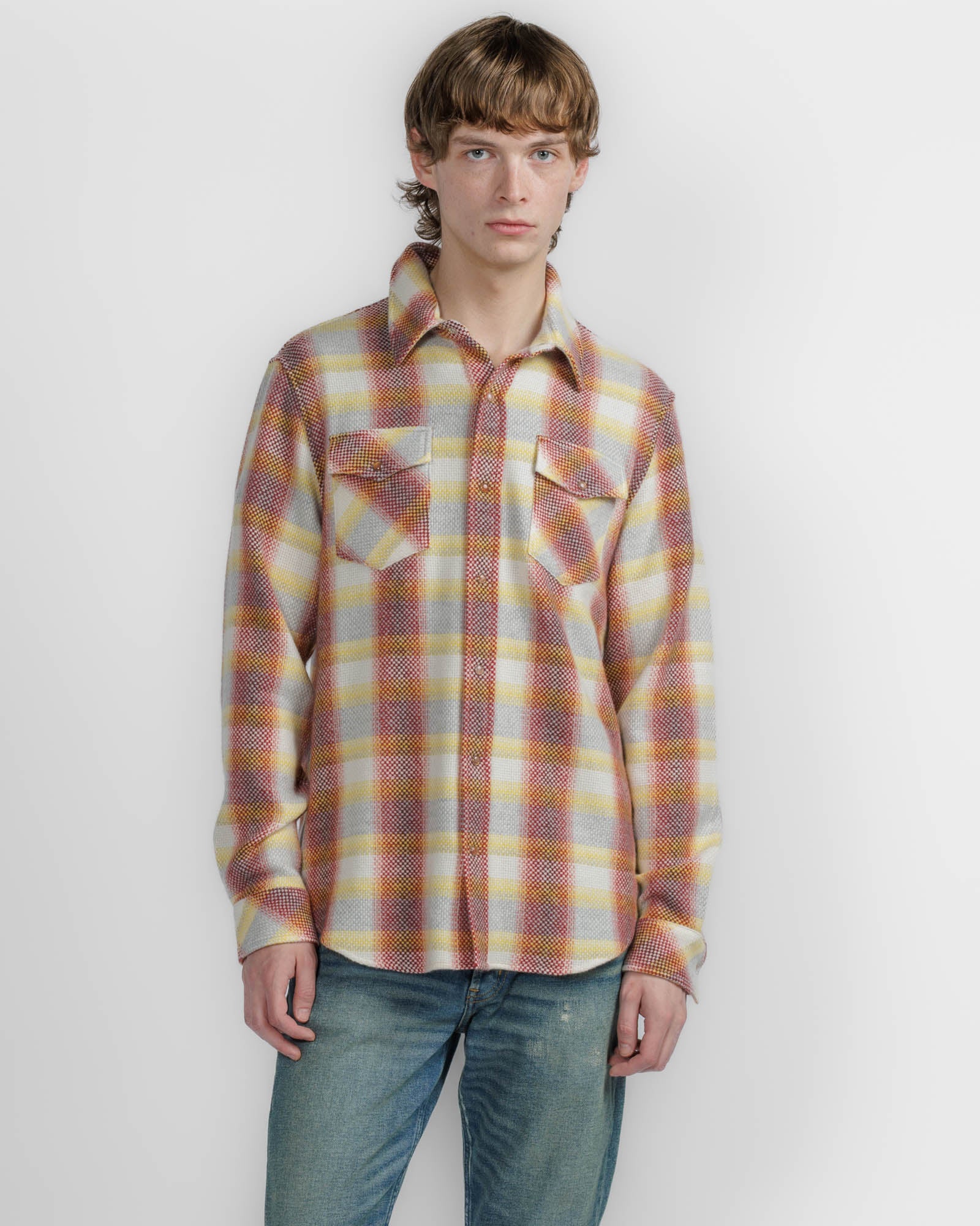 Rose Bloom Tartan Shirt