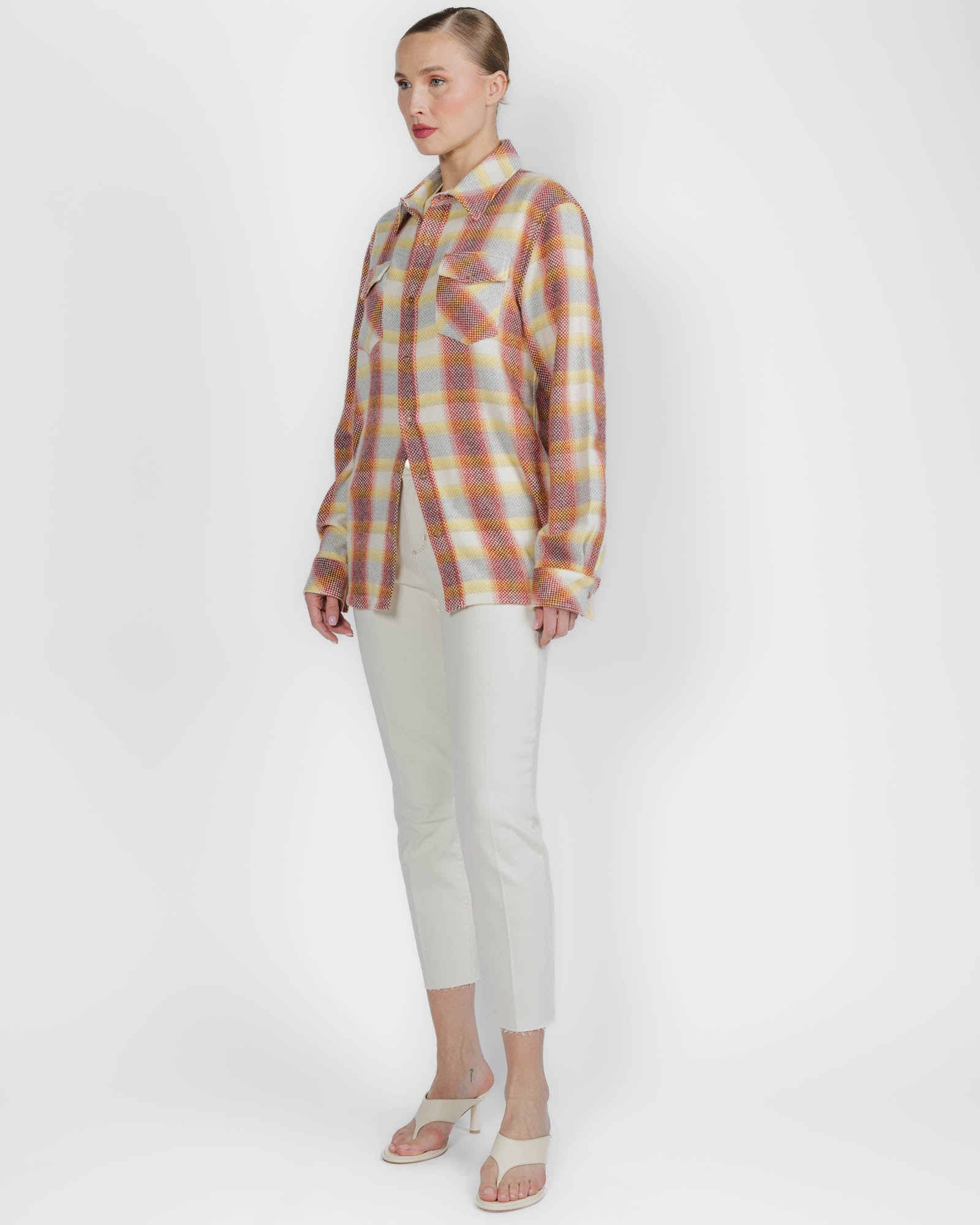 Rose Bloom Tartan Shirt