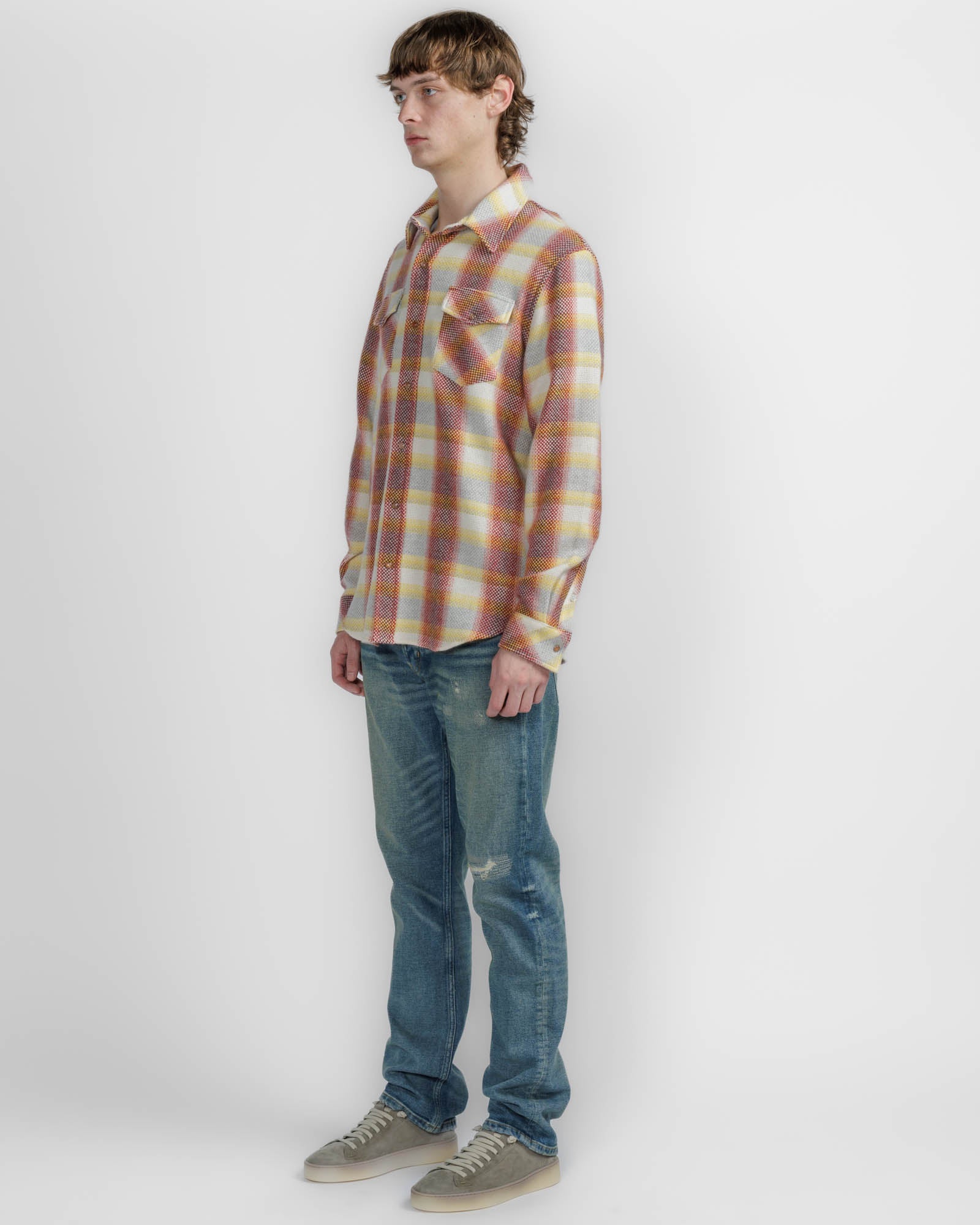 Rose Bloom Tartan Shirt