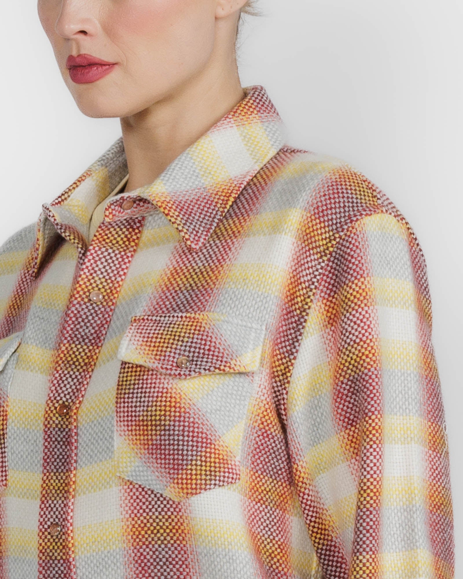 Rose Bloom Tartan Shirt