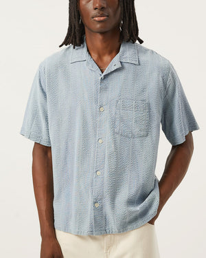 Striped Seersucker Short Sleeve