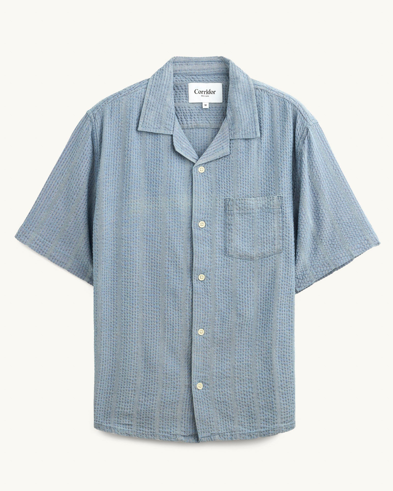 Striped Seersucker Short Sleeve