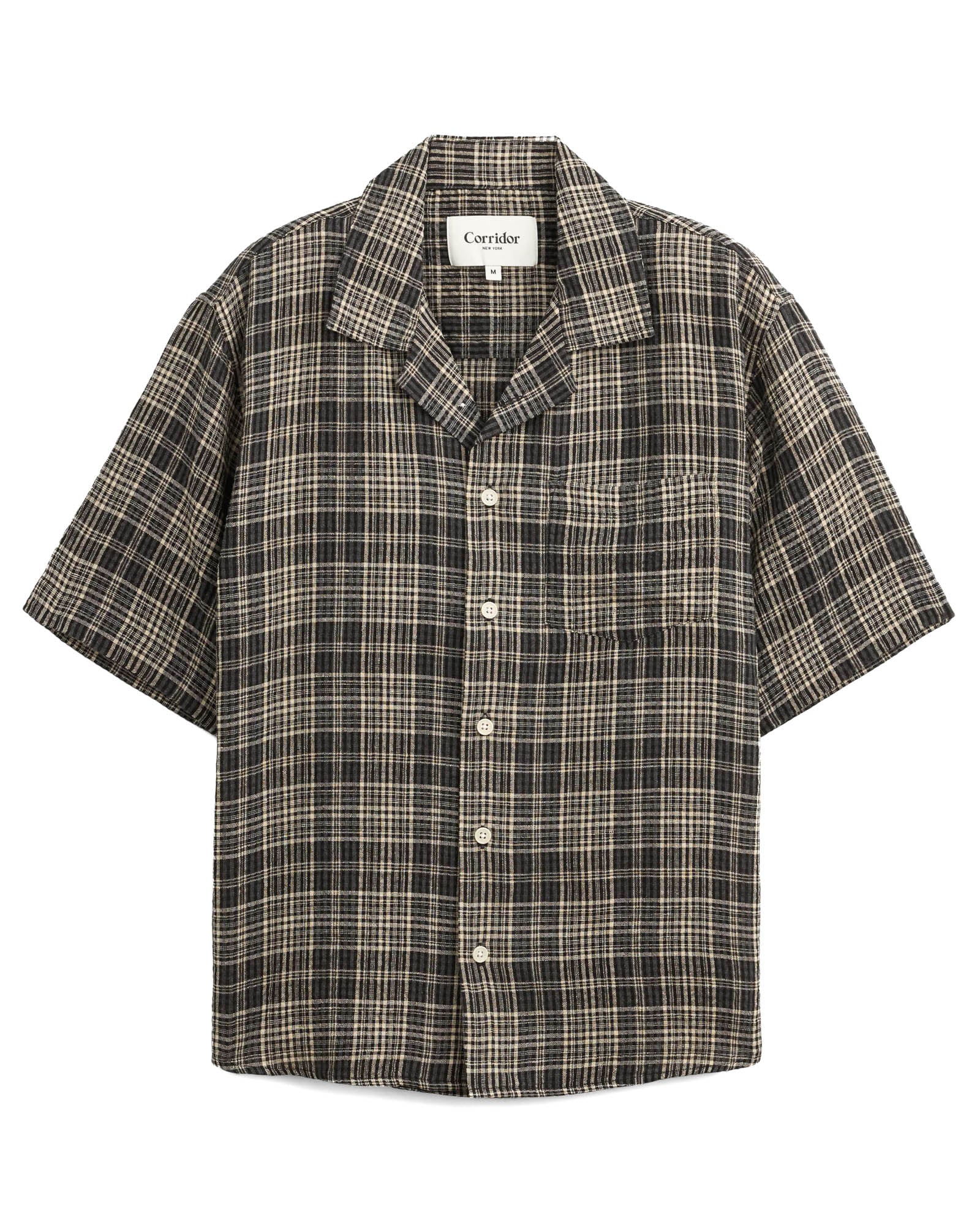 Plaid Seersucker Short Sleeve