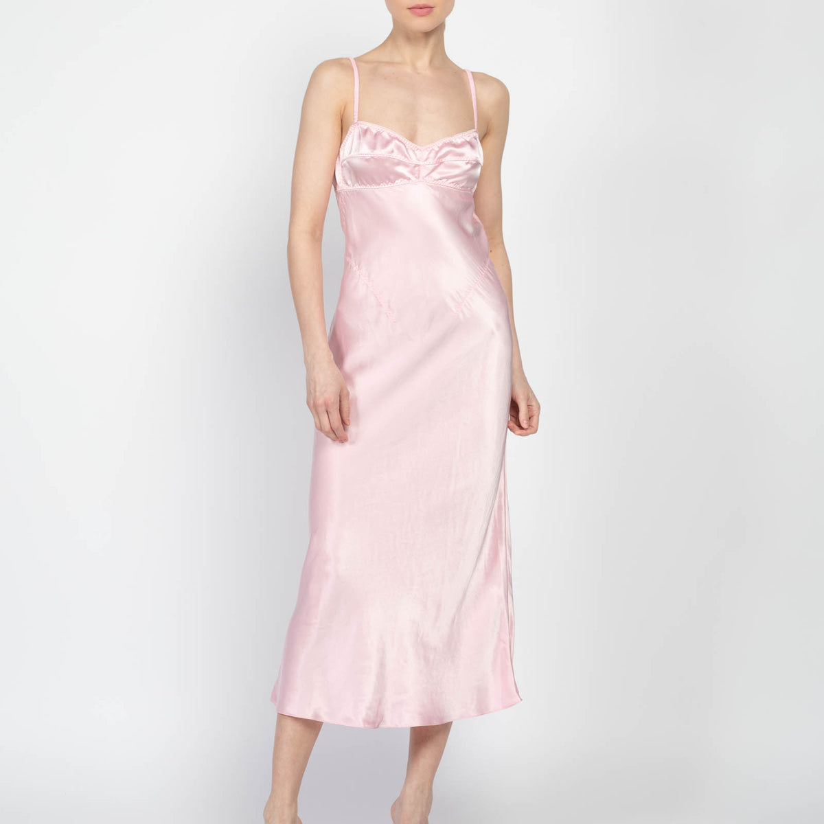 anna october pink waterlily midi dress Anna October - Waterlily Midi Dress Pink for Women - Size S INT