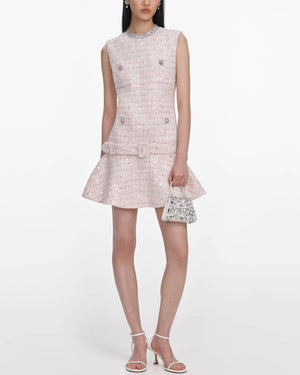 Sequin Belt Dress