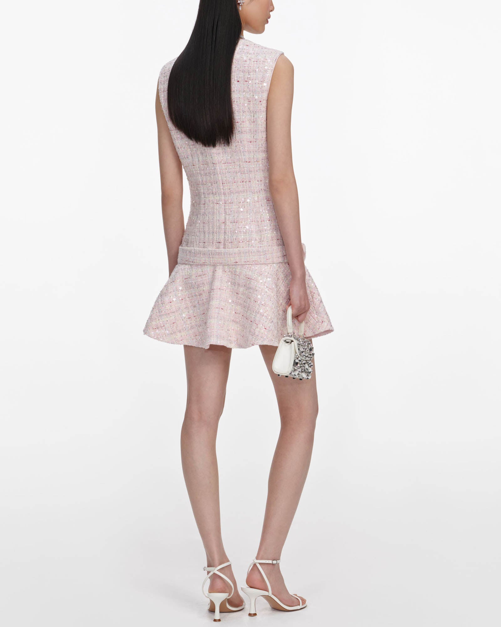 Sequin Belt Dress