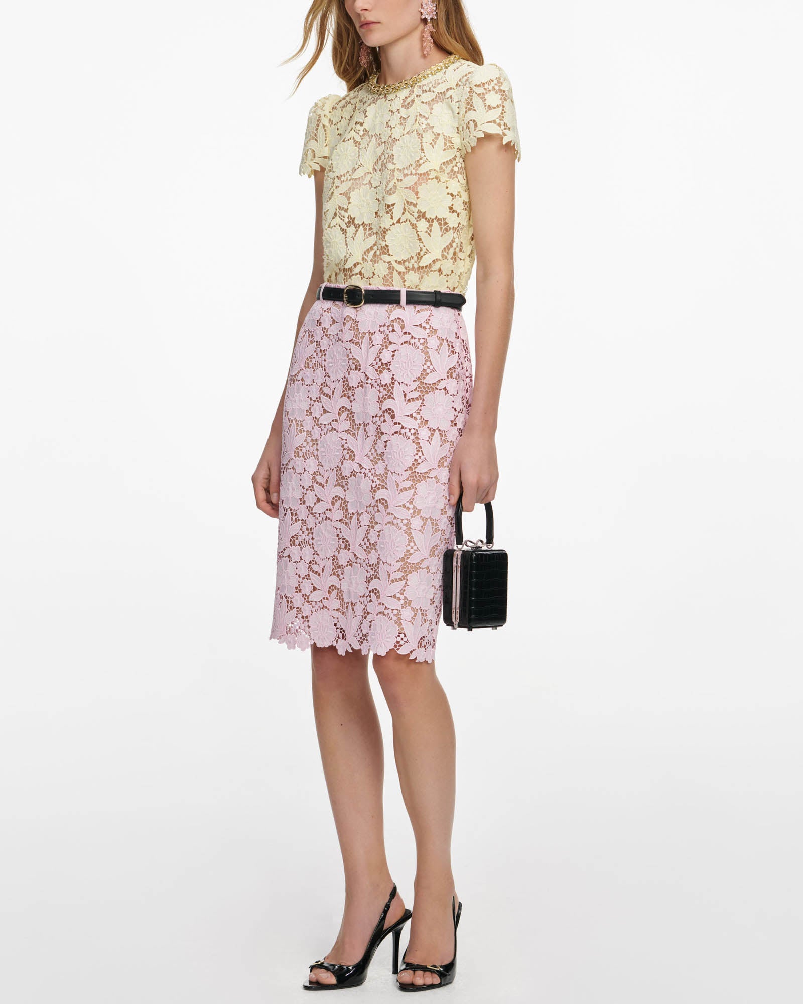 Lace Midi Skirt