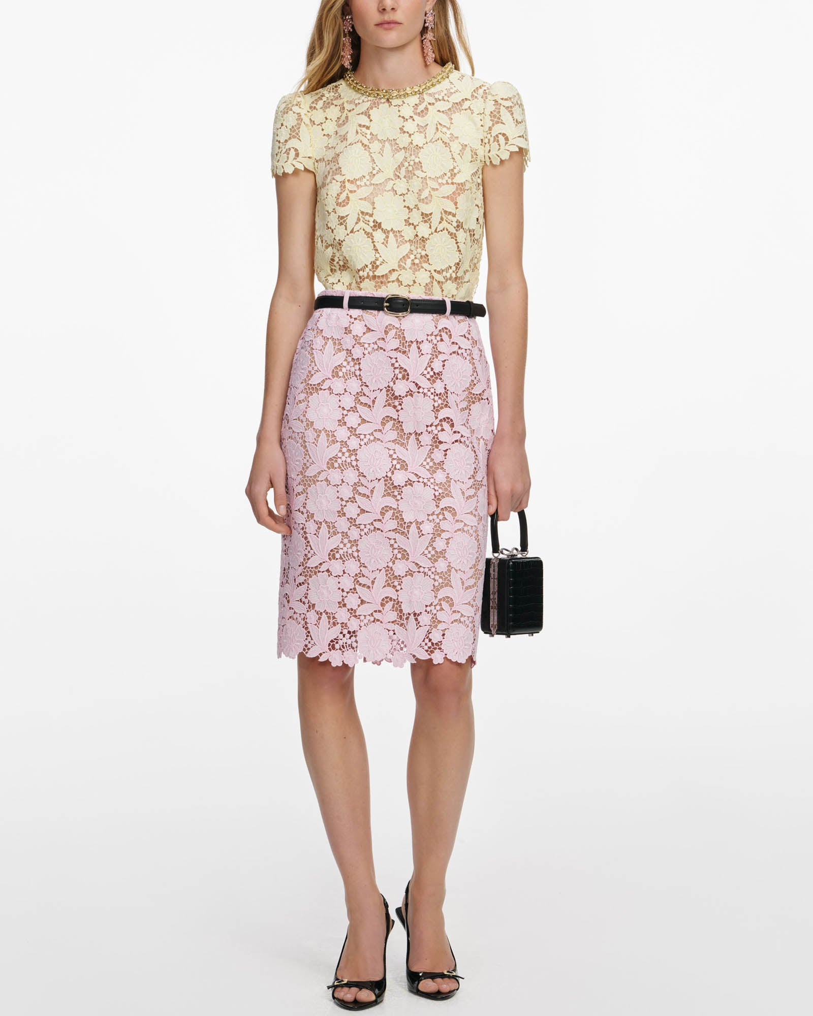 Lace Midi Skirt