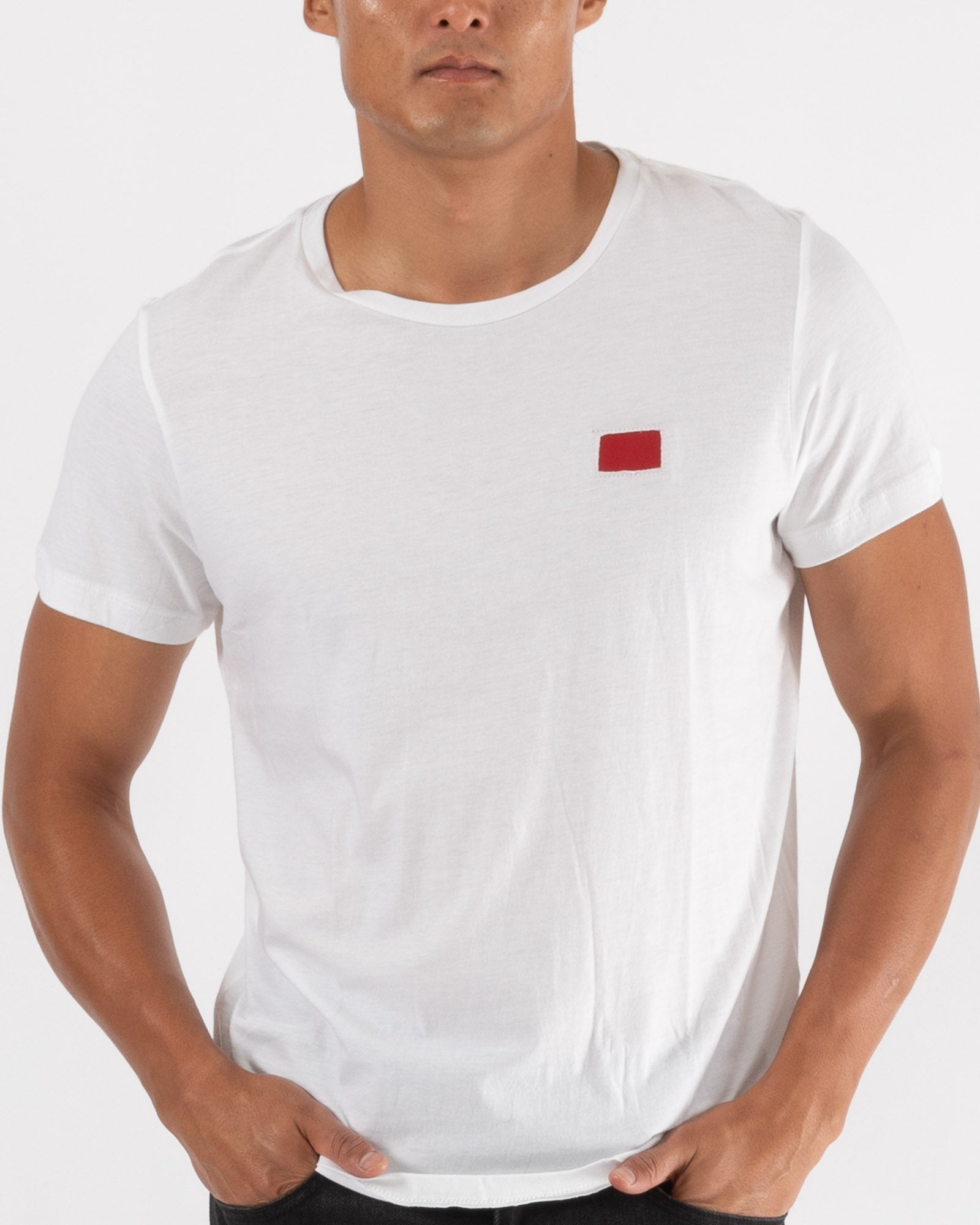 White Red Tee