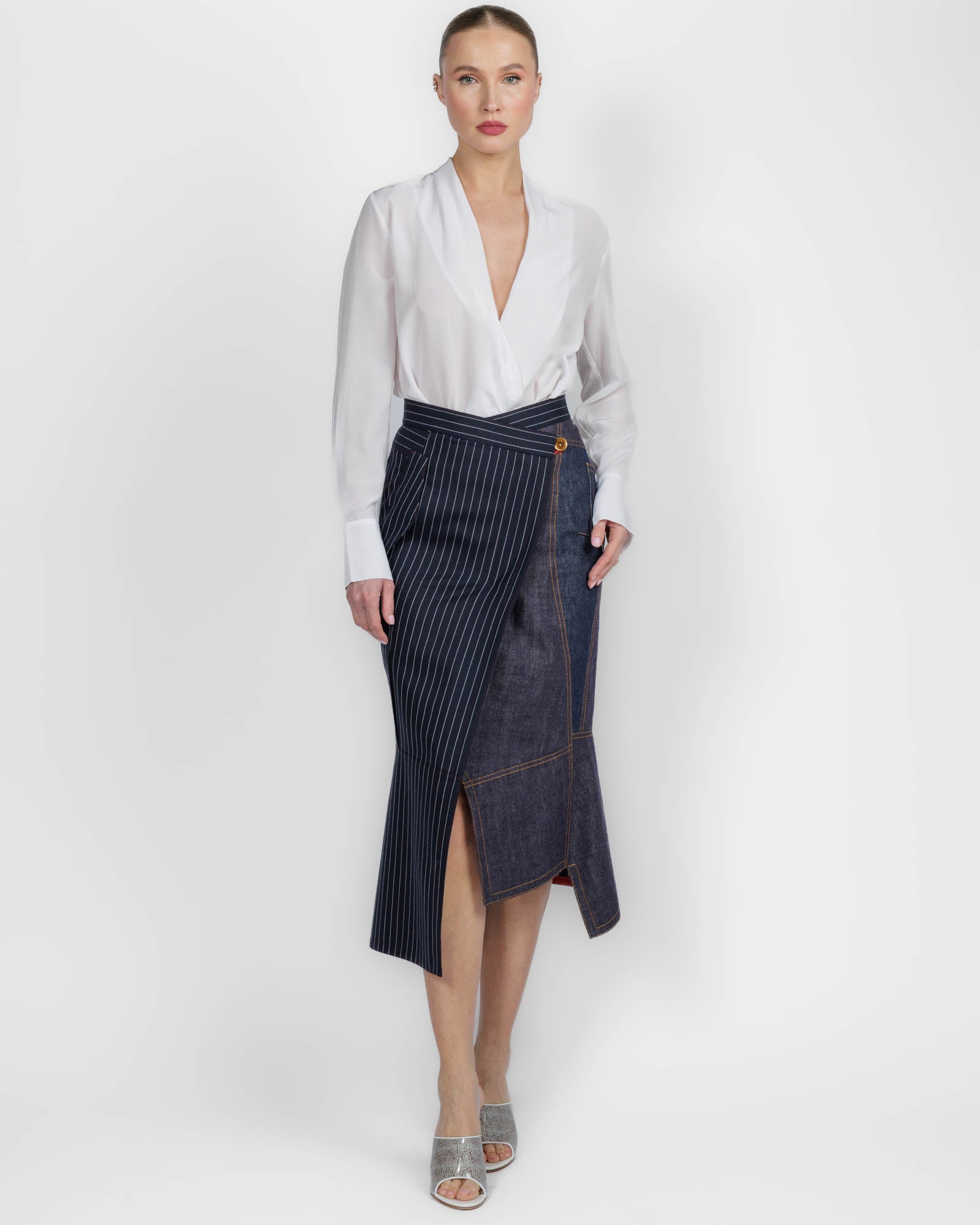 Asymmetrical Tight Skirt