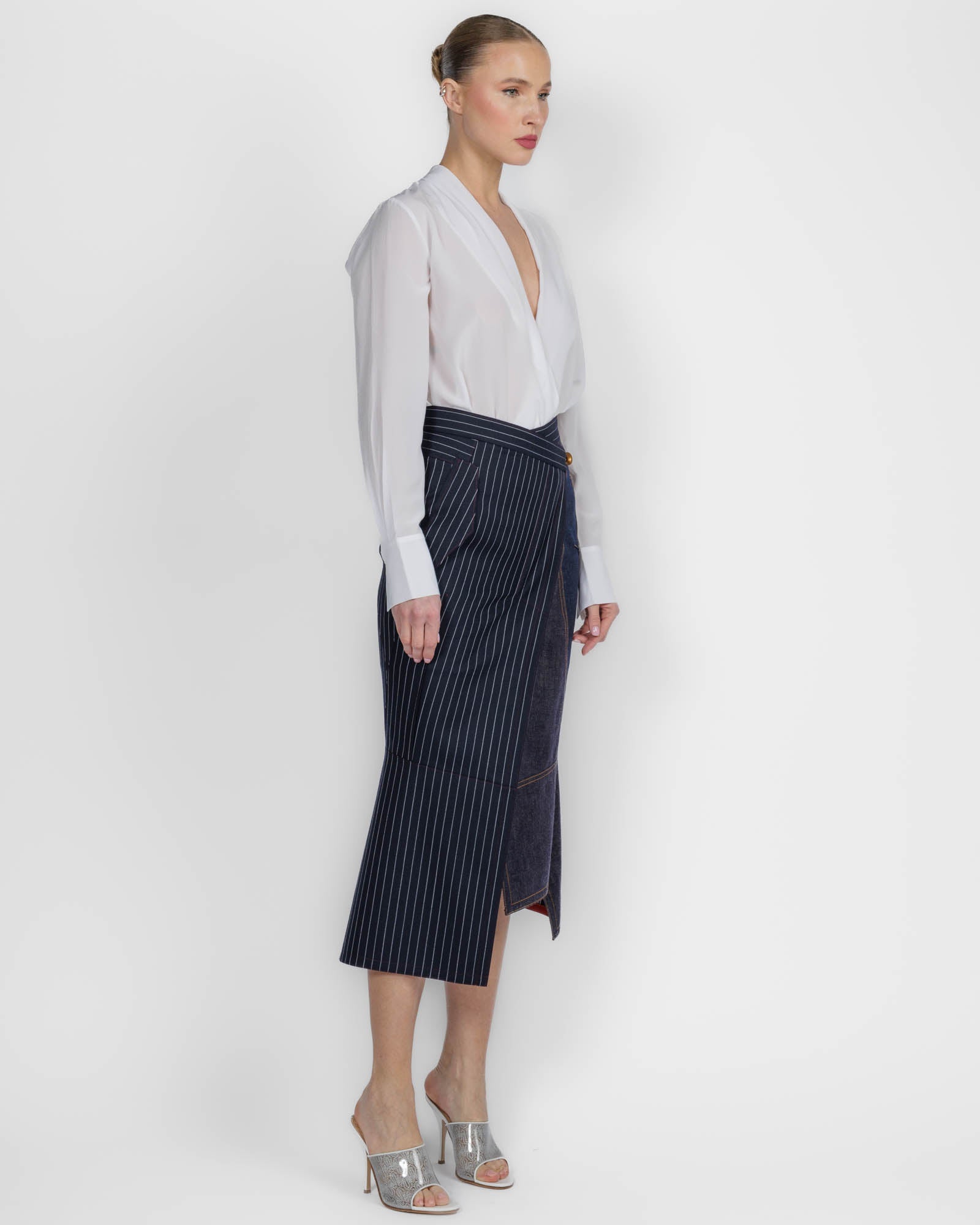 Asymmetrical Tight Skirt