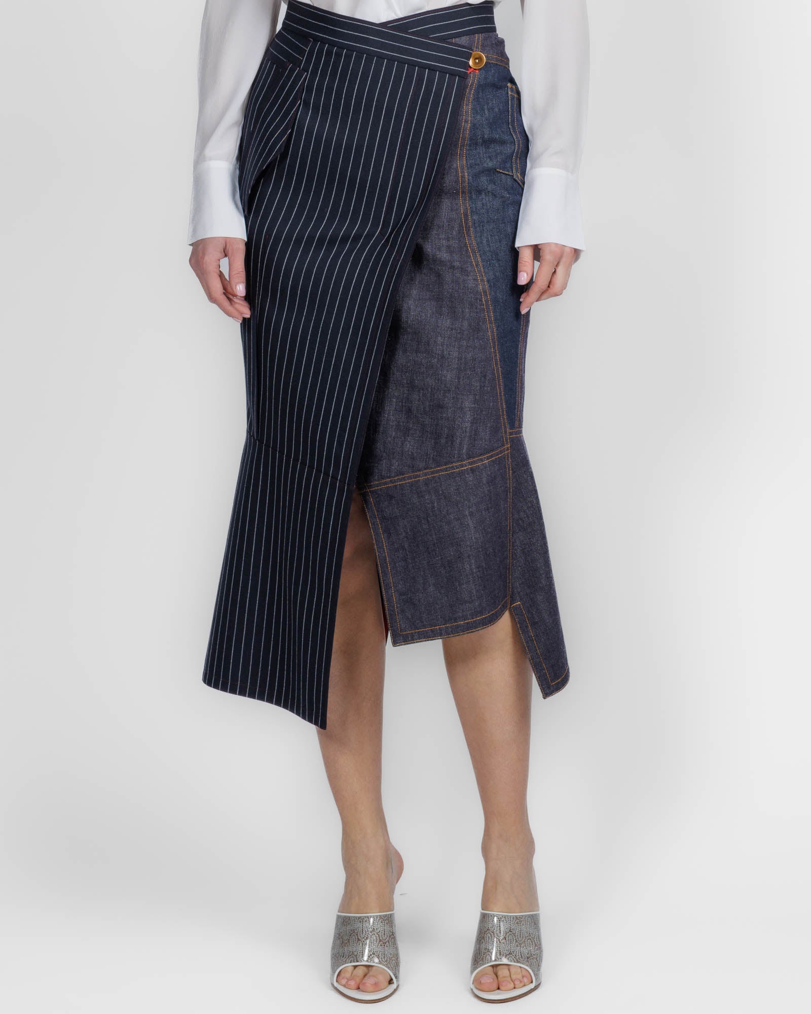 Asymmetrical Tight Skirt