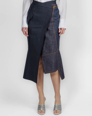 Asymmetrical Tight Skirt