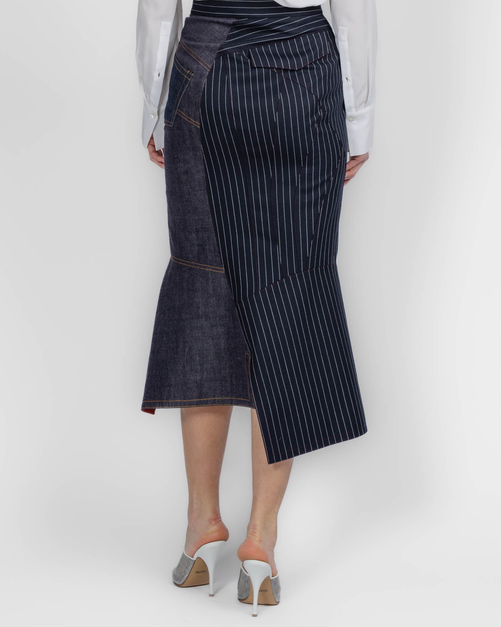 Asymmetrical Tight Skirt