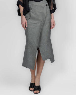 Asymmetrical Tight Skirt