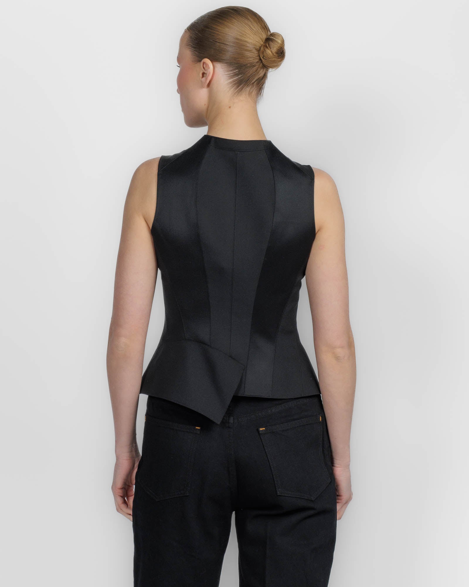Asymmetrical Hemline Vest